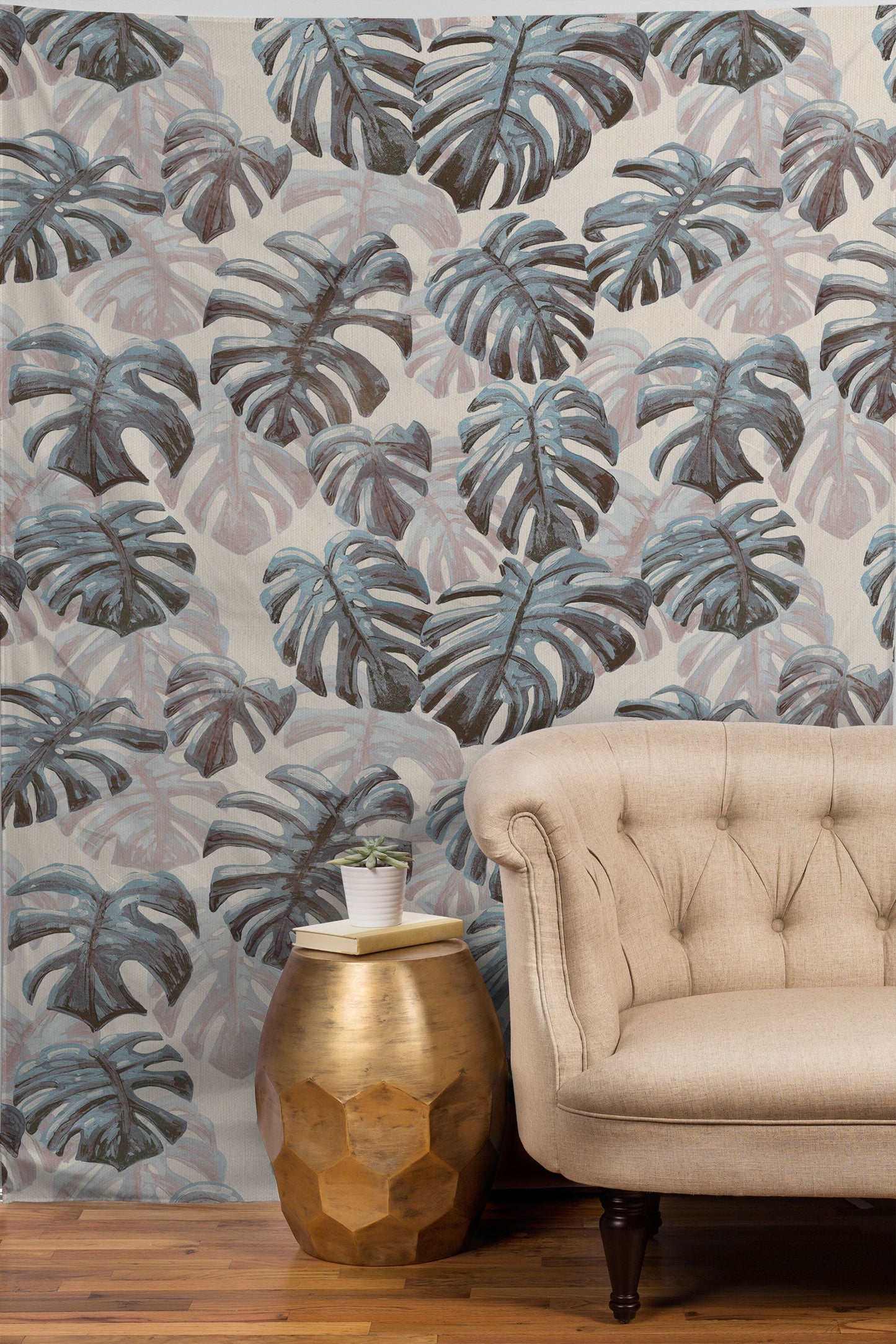 Dash and Ash Palm Springs Blues Tapestry