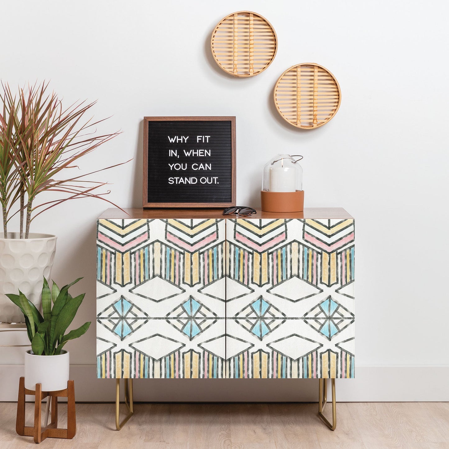 Dash and Ash Rainbow Roam Credenza