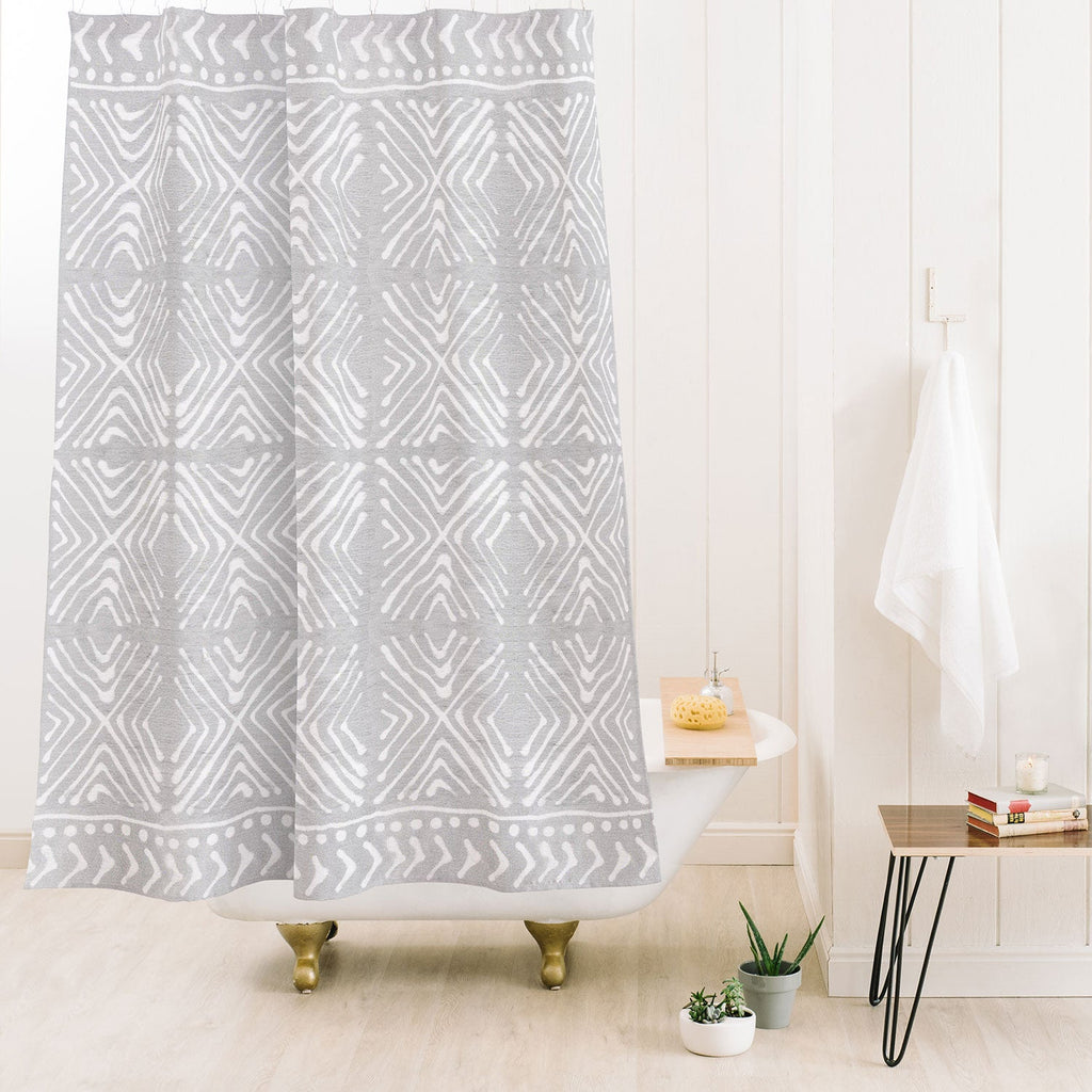 Dash and Ash Stars Above Shower Curtain