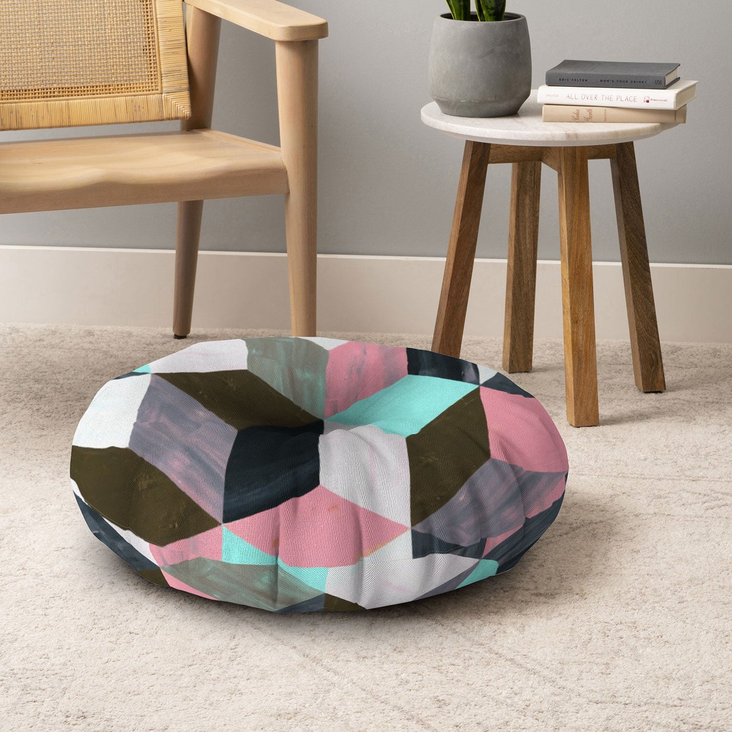 Dash and Ash The Run Away Floor Pillow Round