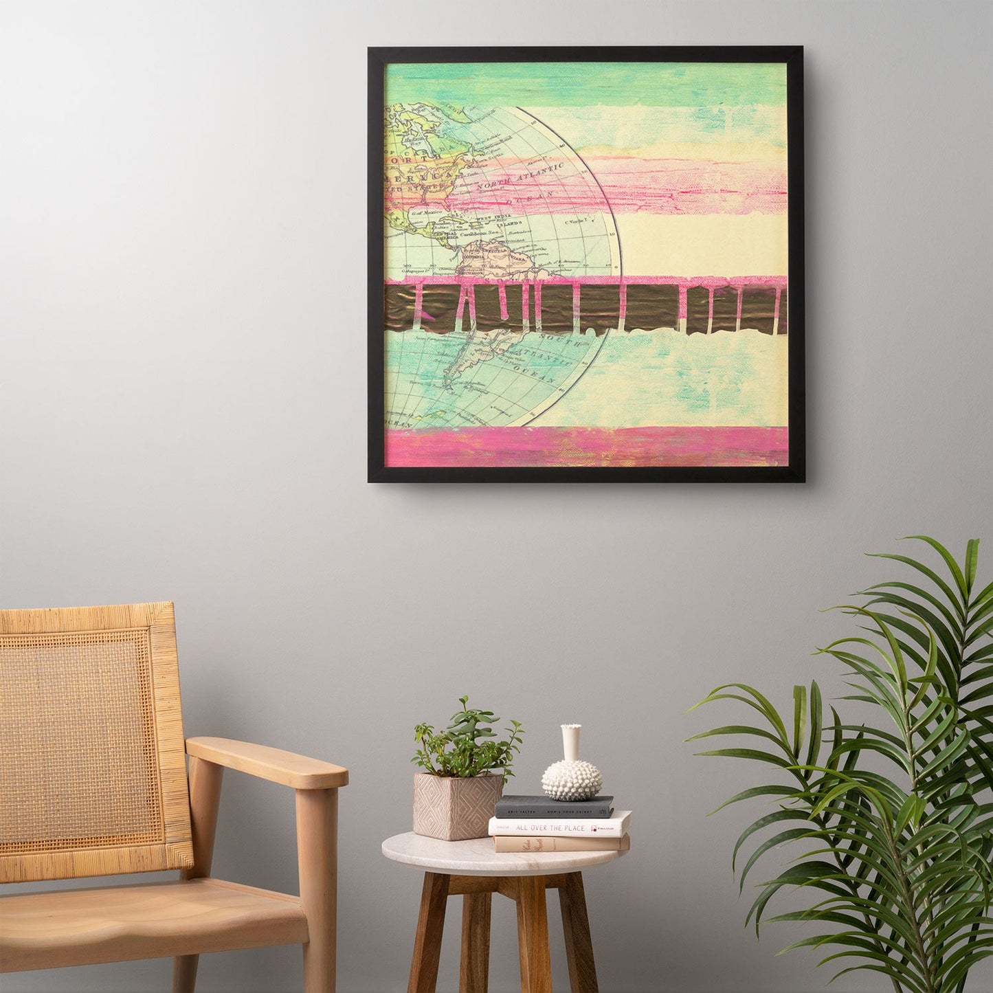 Dash and Ash World Traveler I Framed Wall Art