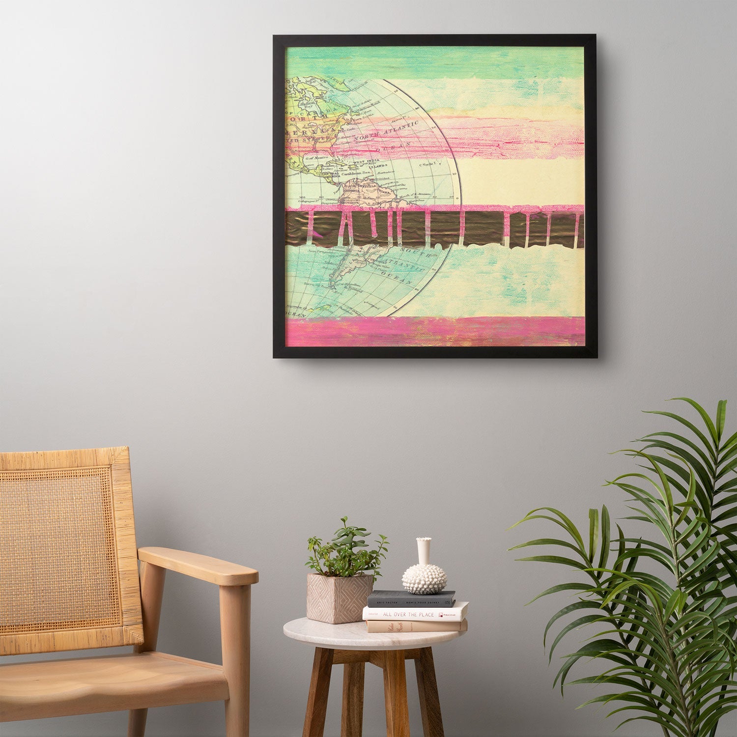 Dash and Ash World Traveler I Framed Wall Art