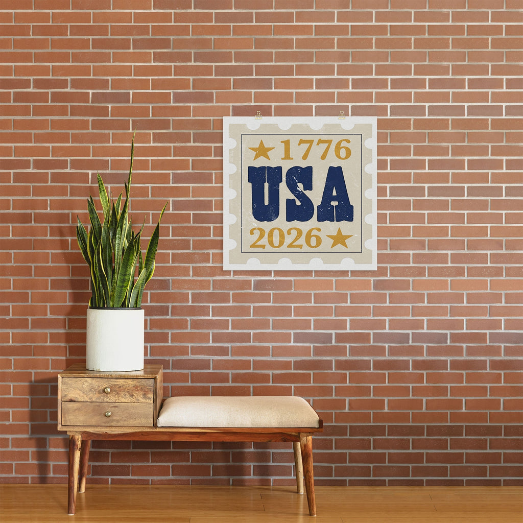 DENY Designs USA Stamp Art Print