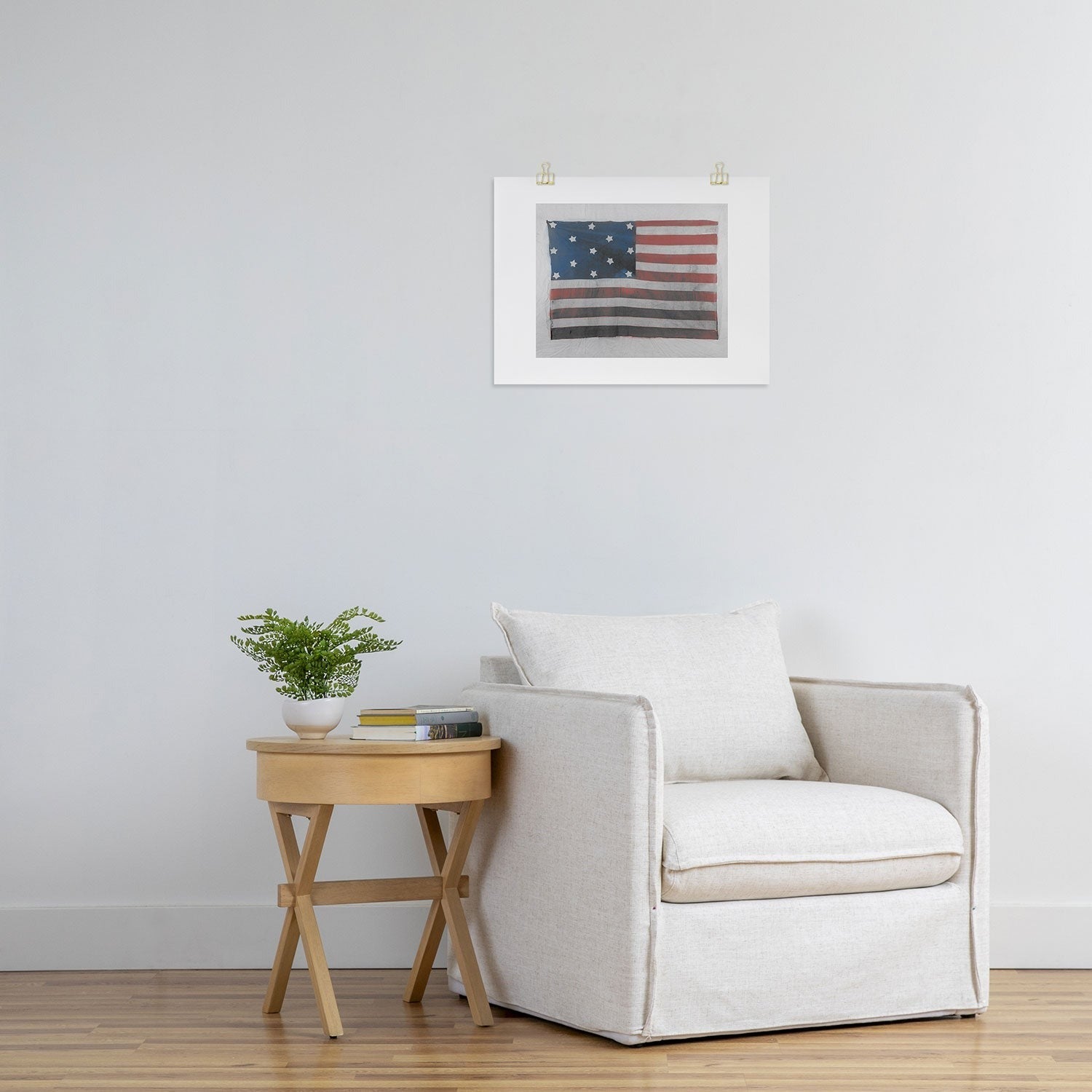 DENY Designs Flag Attributed to Elizabeth Schuyler Hamilton Art Print