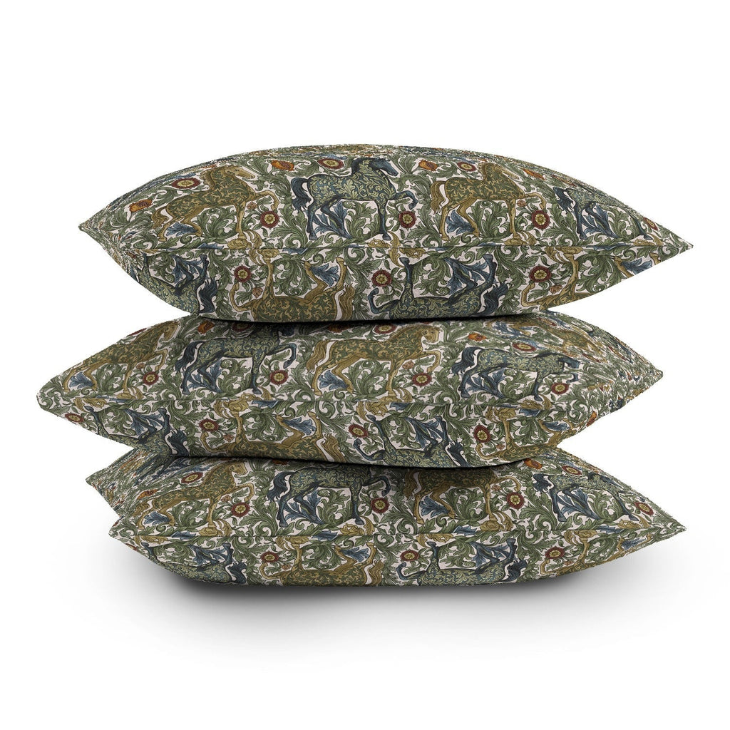 Marta Barragan Camarasa Renaissance Horse Garden Outdoor Throw Pillow