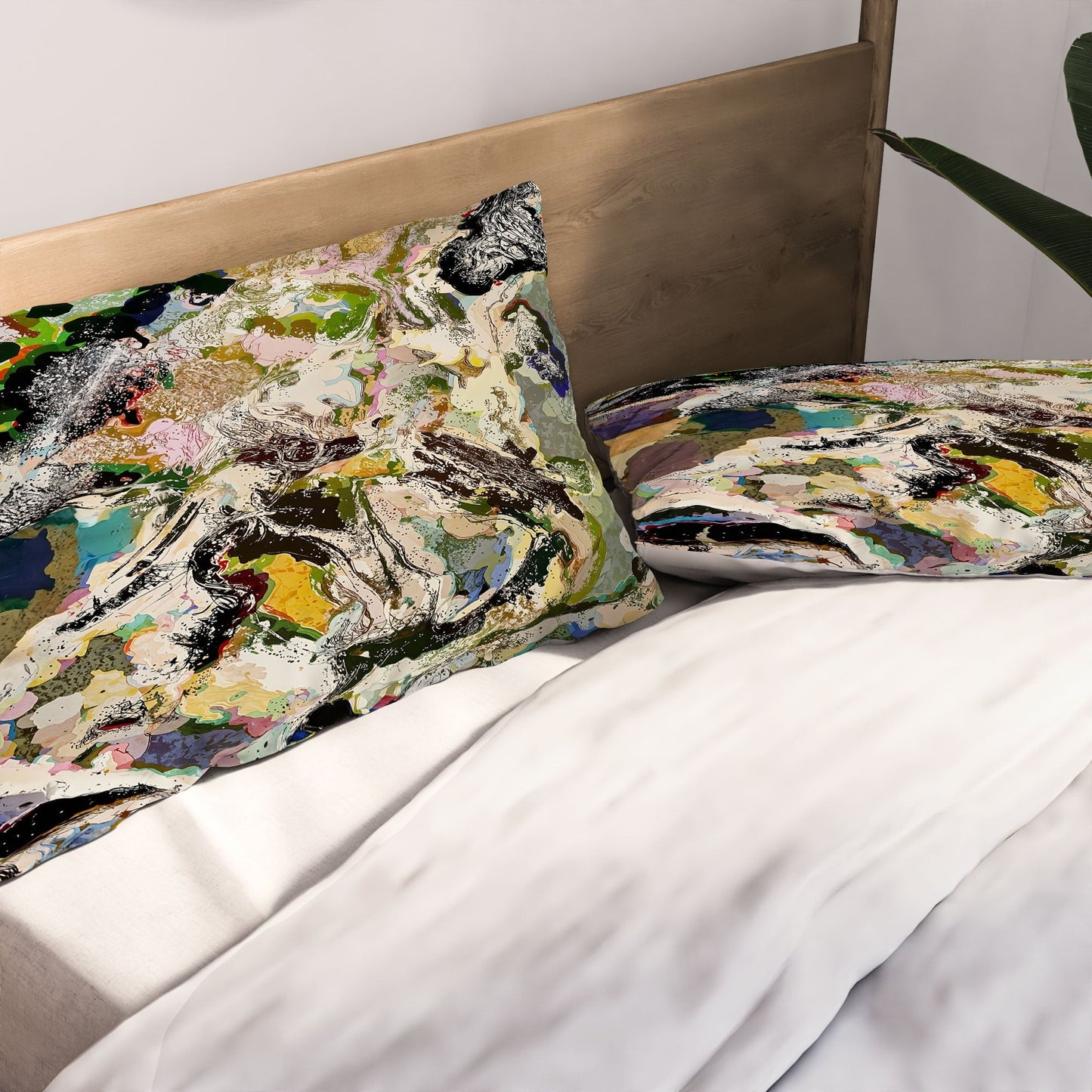 83 Oranges Echoes Beneath the Surface Pillow Shams