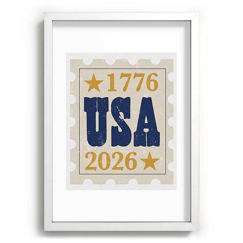 DENY Designs USA Stamp Recessed Framing Rectangle