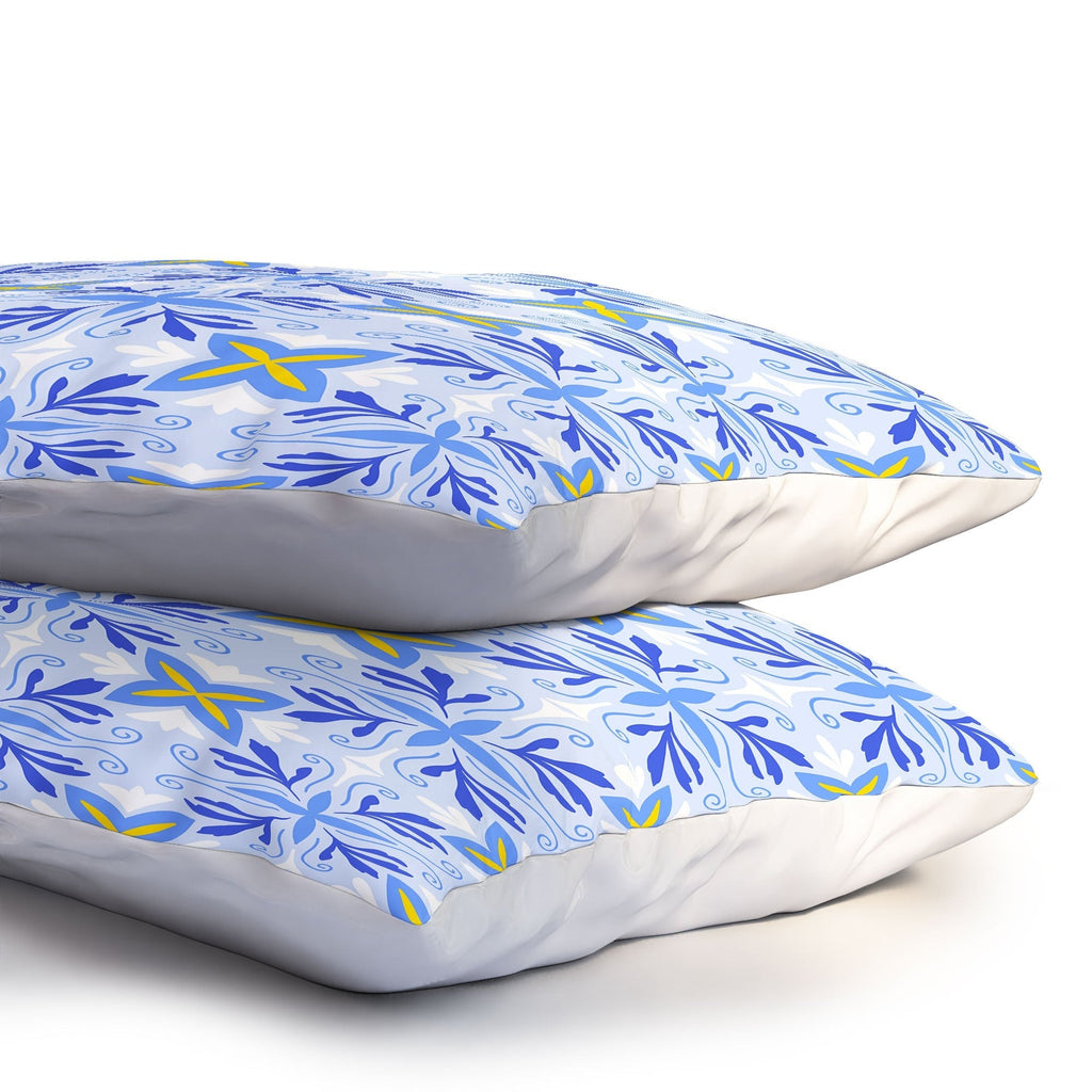 Design by Spark Dolce Vita Flourish Tile Pillow Shams