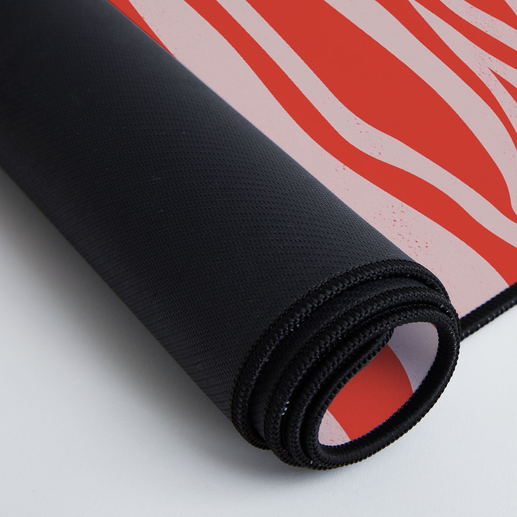 Avenie BR Red Zebra Stripe Desk Mat