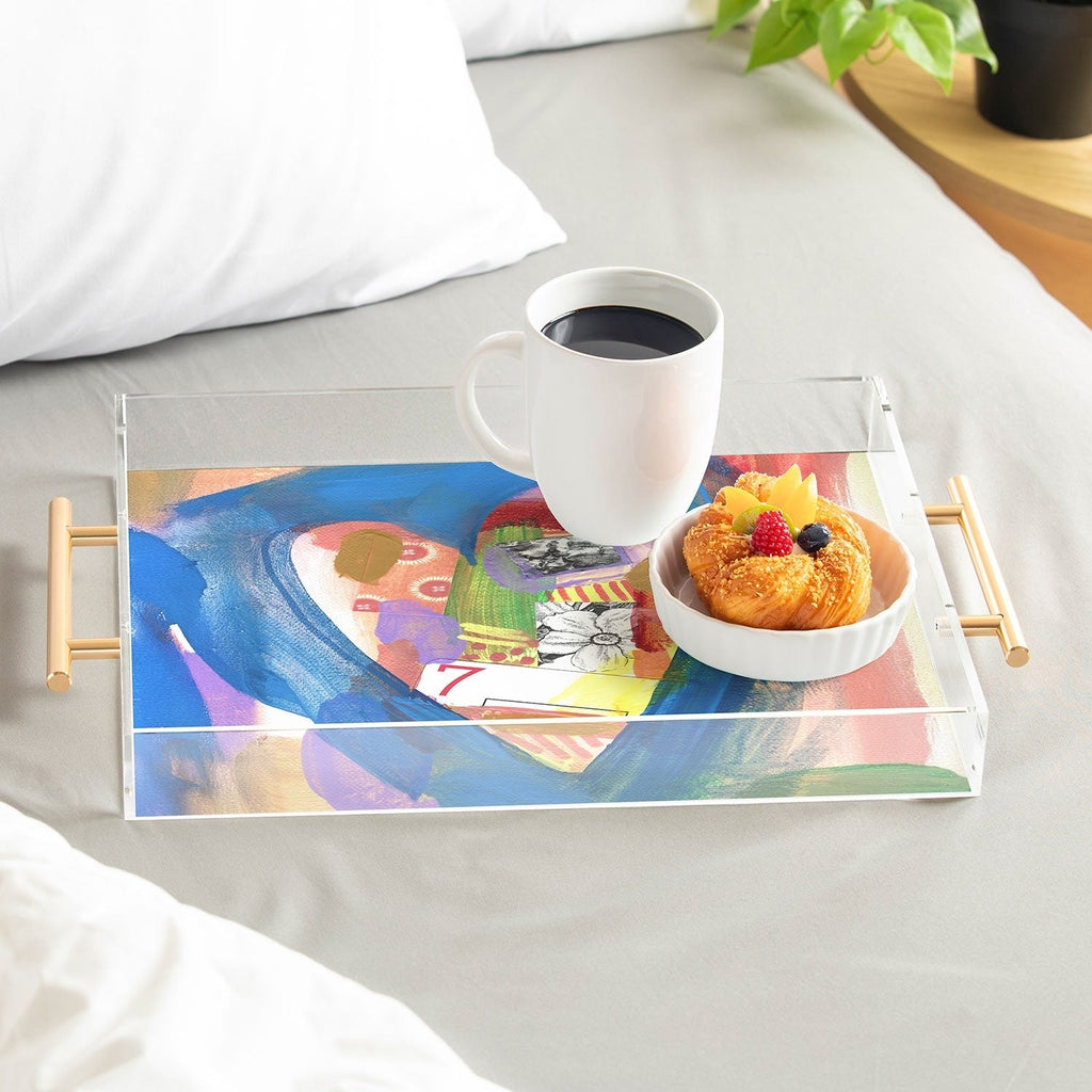 Natalie Baca Lucky in Love Acrylic Tray