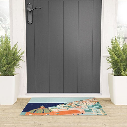 Valeria Frustaci Positano in Italy Welcome Mat