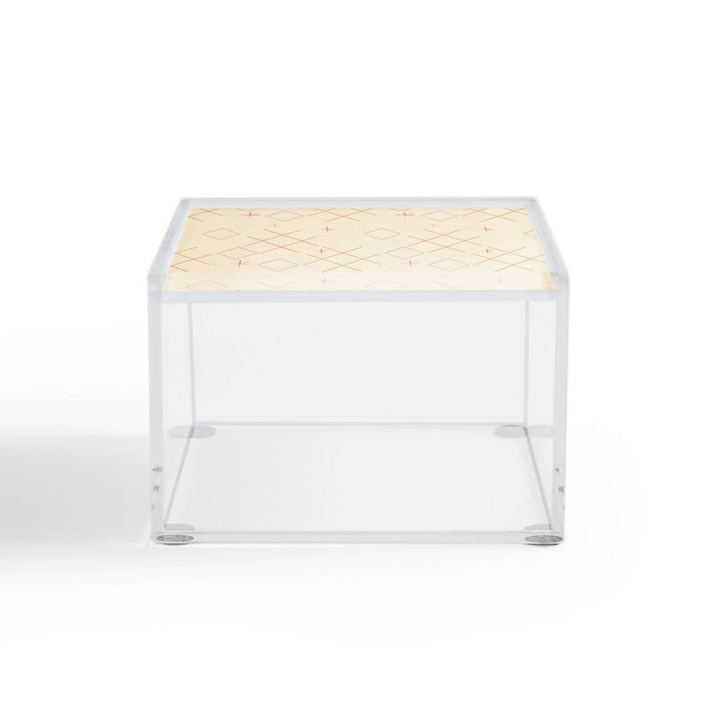 Little Om Starry Web cream Acrylic Box