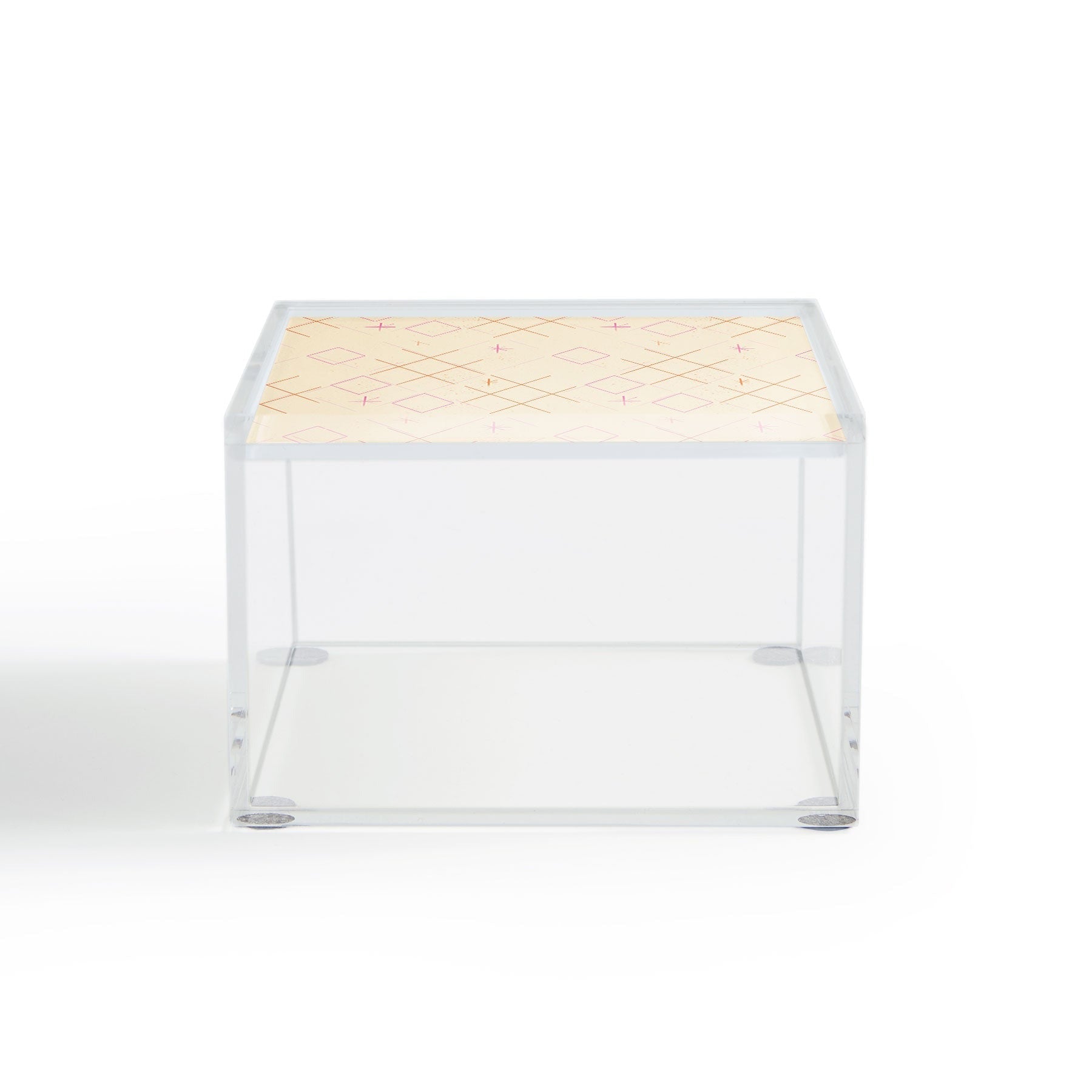 Little Om Starry Web cream Acrylic Box