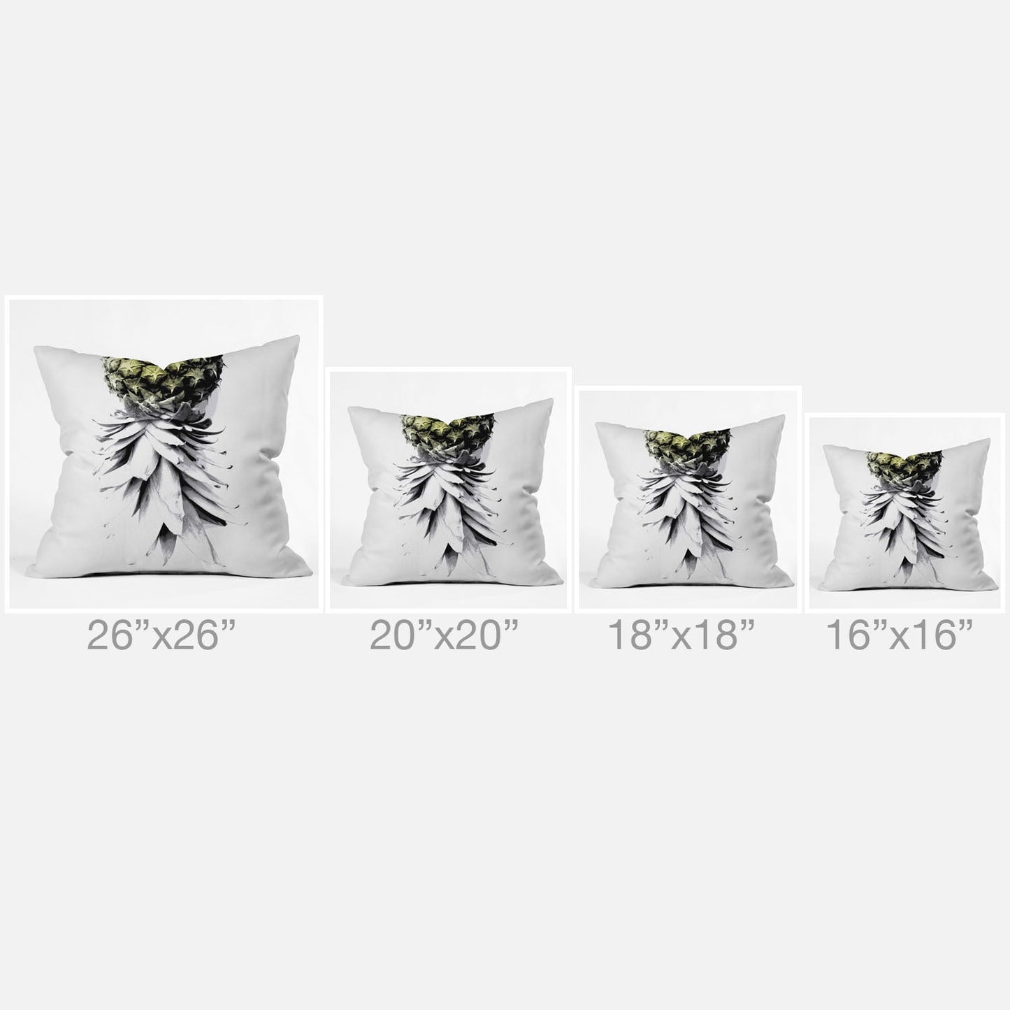 Deb Haugen Pineapple 1 Outdoor Throw Pillow