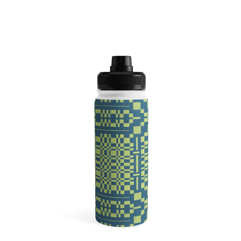Marta Barragan Camarasa Nostalgic Grid Design Water Bottle