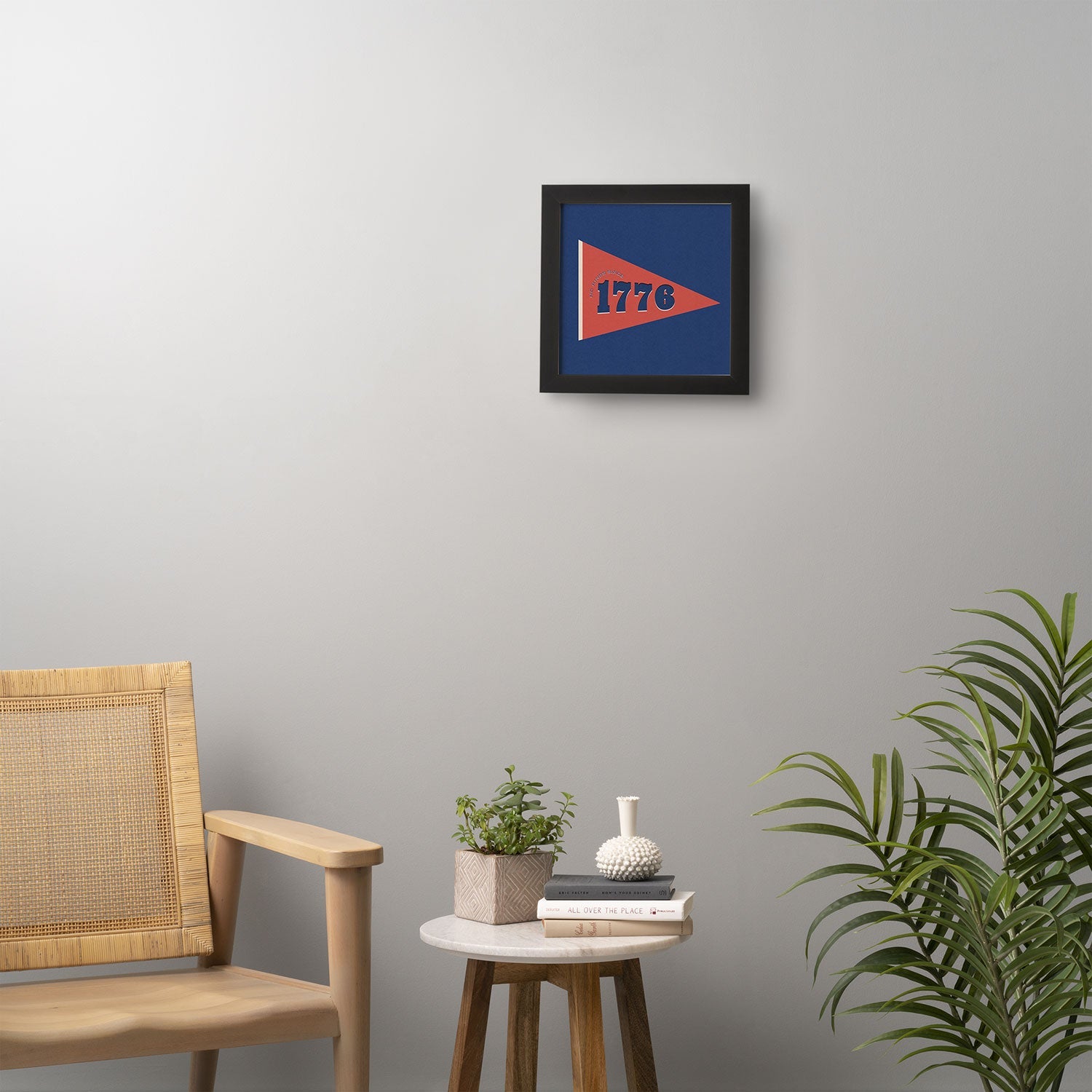 DENY Designs 1776 Pennant Framed Wall Art