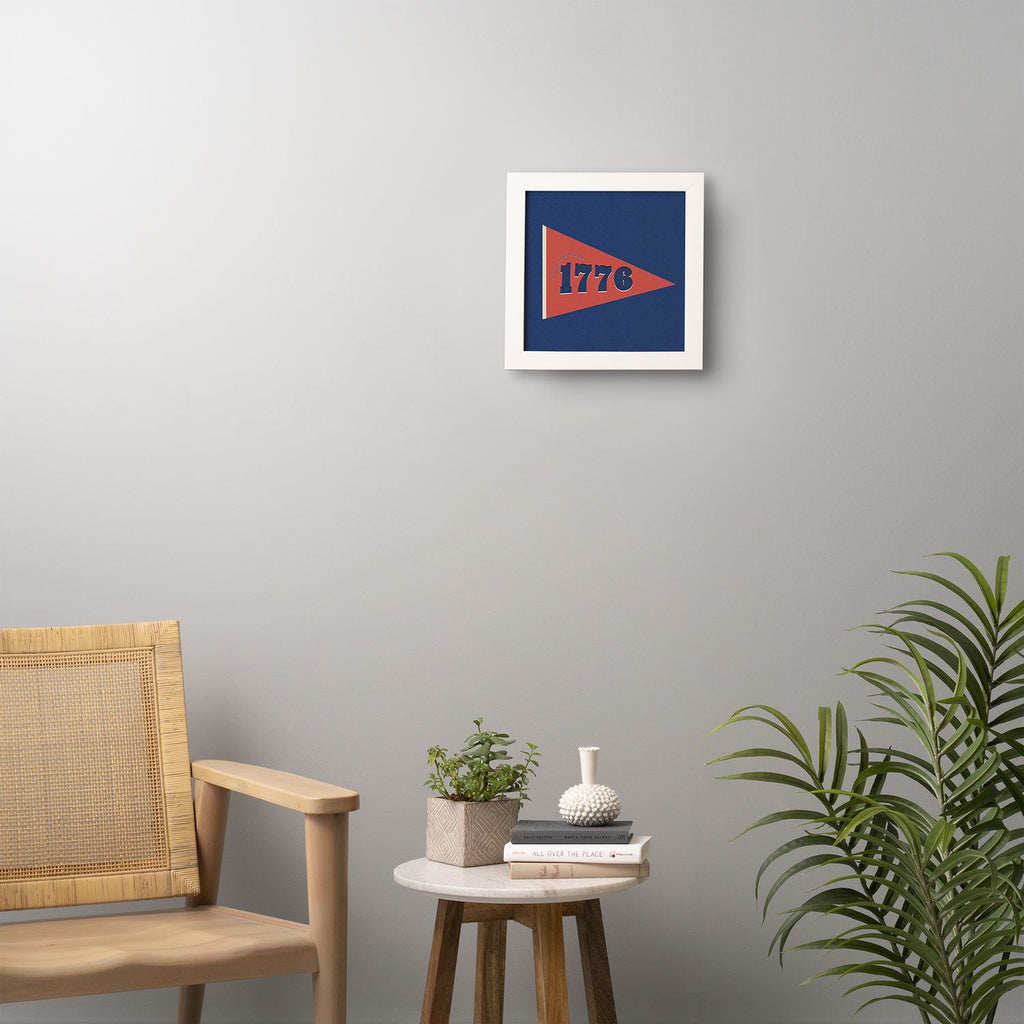 DENY Designs 1776 Pennant Framed Wall Art