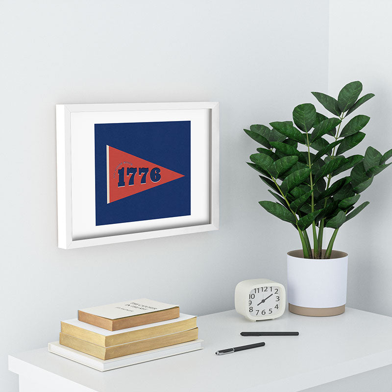 DENY Designs 1776 Pennant Recessed Framing Rectangle