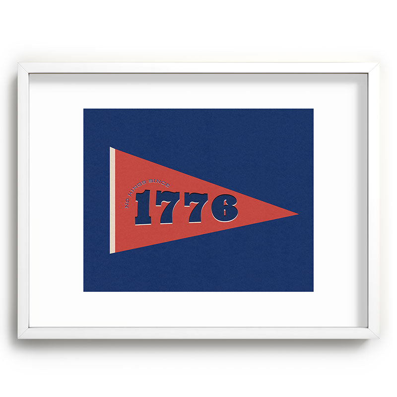 DENY Designs 1776 Pennant Recessed Framing Rectangle