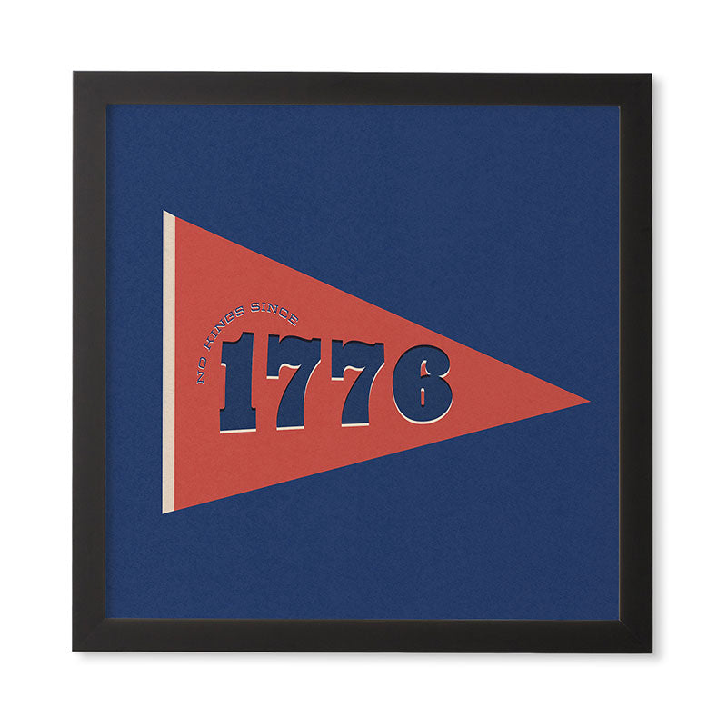 DENY Designs 1776 Pennant Framed Wall Art