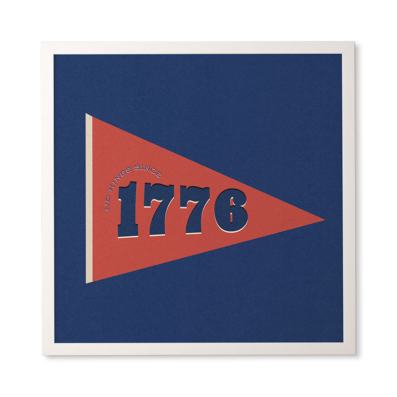 DENY Designs 1776 Pennant Framed Wall Art