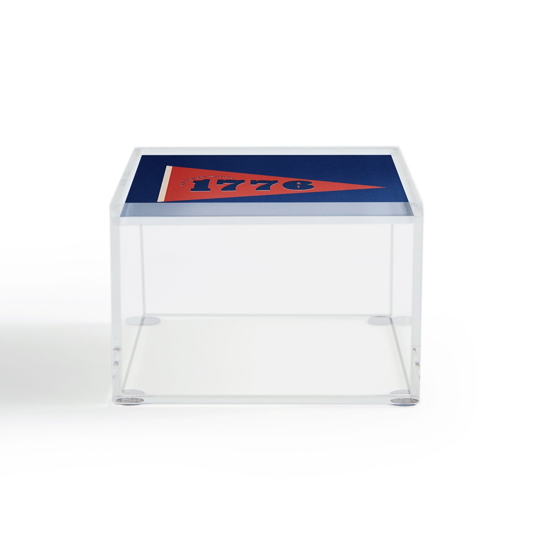 DENY Designs 1776 Pennant Acrylic Box