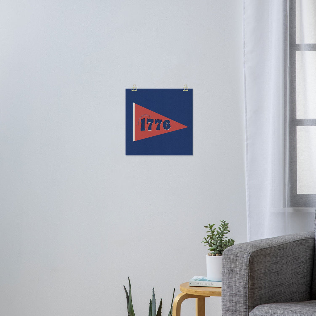 DENY Designs 1776 Pennant Art Print