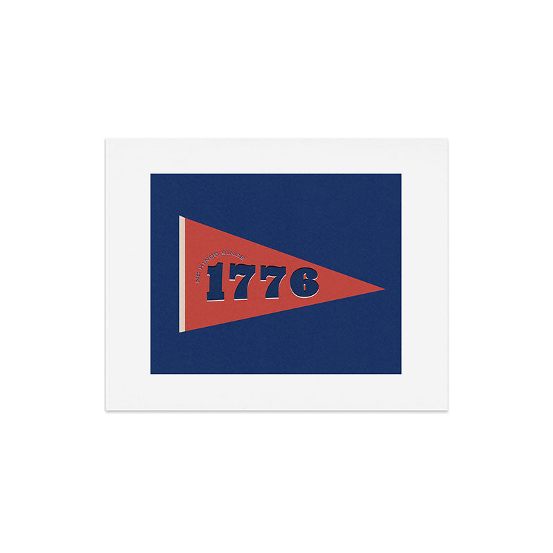 DENY Designs 1776 Pennant Art Print