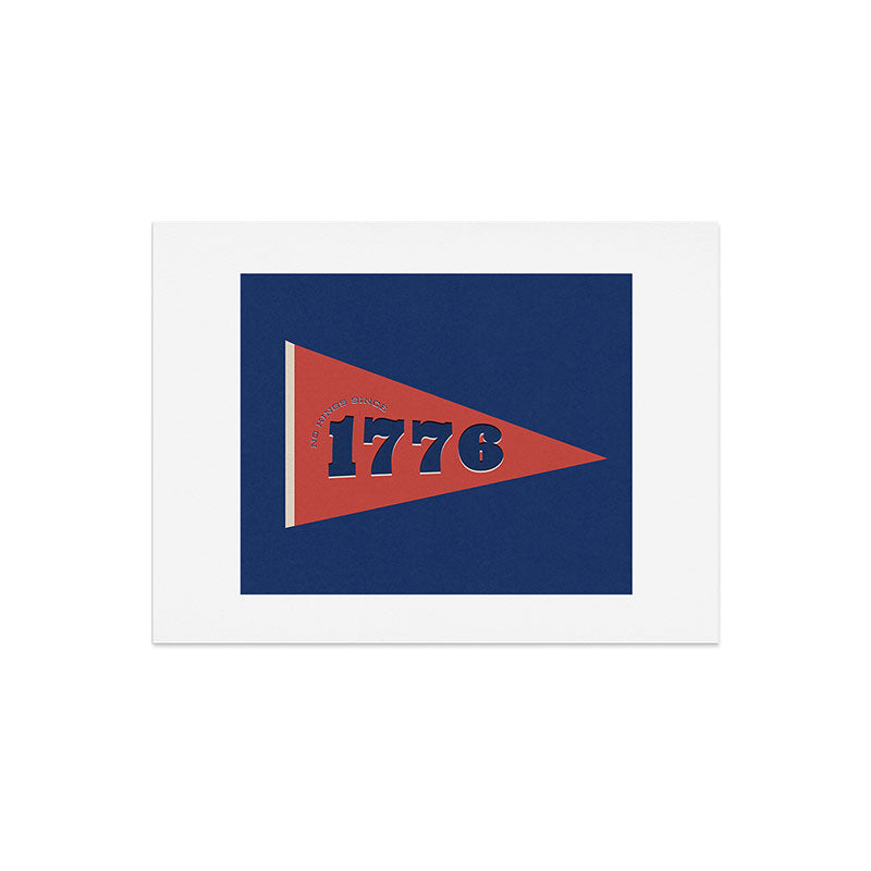 DENY Designs 1776 Pennant Art Print