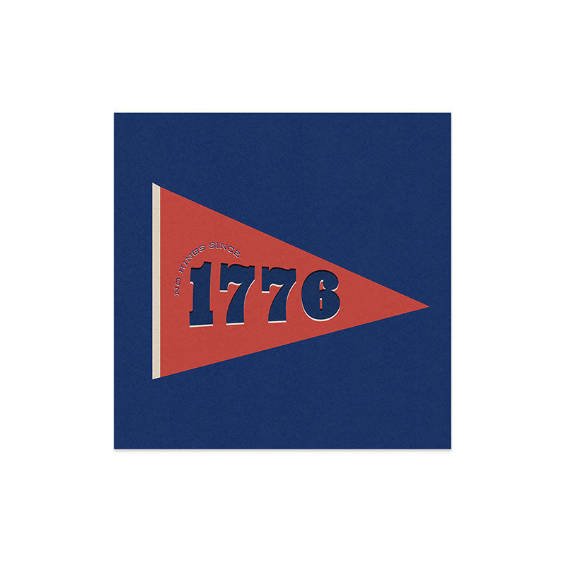 DENY Designs 1776 Pennant Art Print