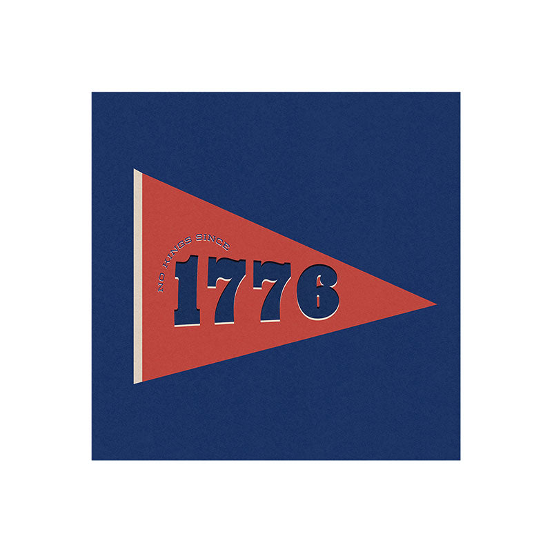 DENY Designs 1776 Pennant Art Print