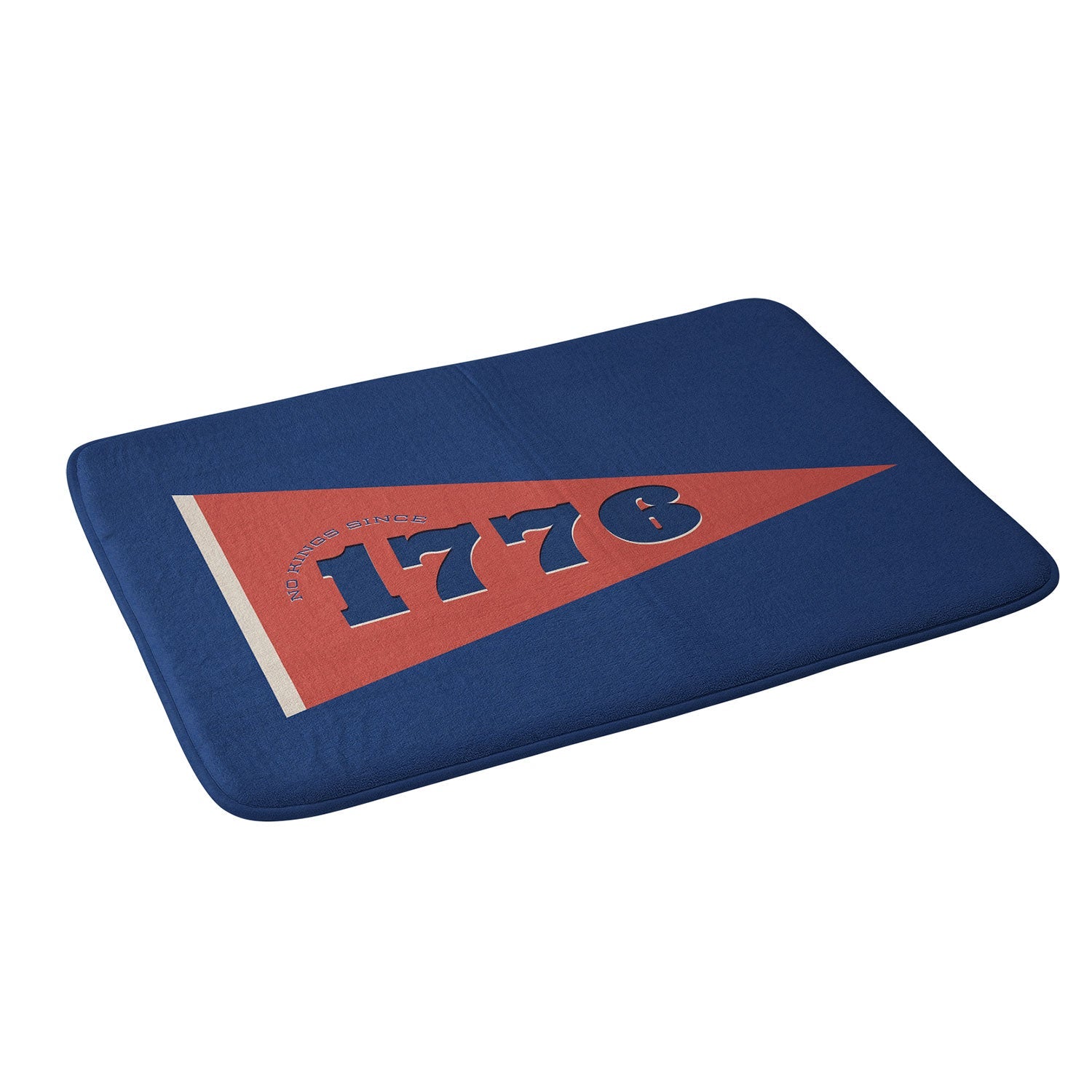 DENY Designs 1776 Pennant Memory Foam Bath Mat