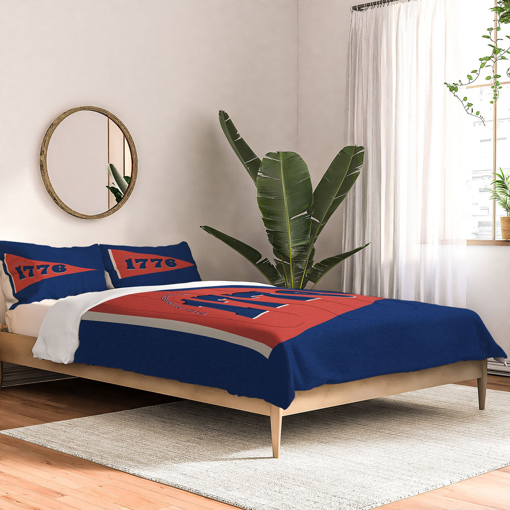 DENY Designs 1776 Pennant Comforter
