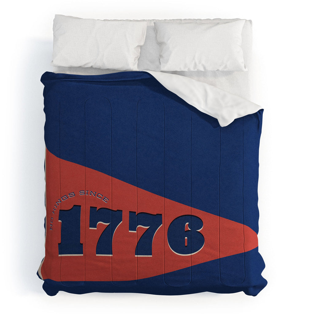 DENY Designs 1776 Pennant Comforter