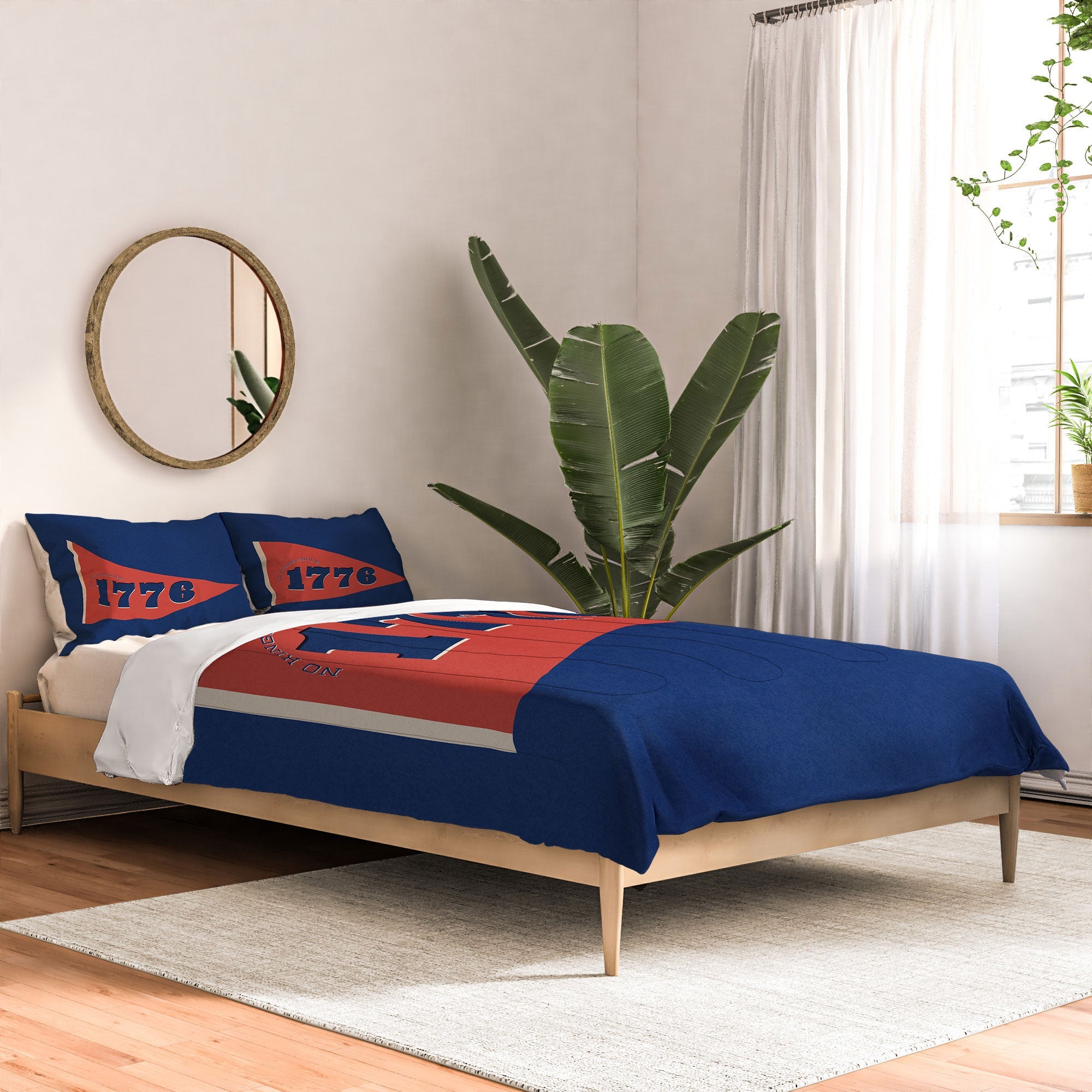 DENY Designs 1776 Pennant Comforter