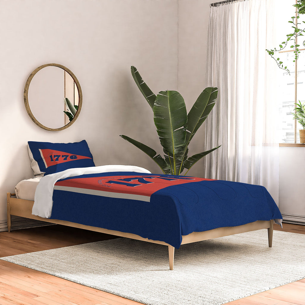 DENY Designs 1776 Pennant Comforter