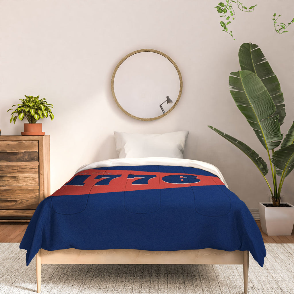 DENY Designs 1776 Pennant Comforter