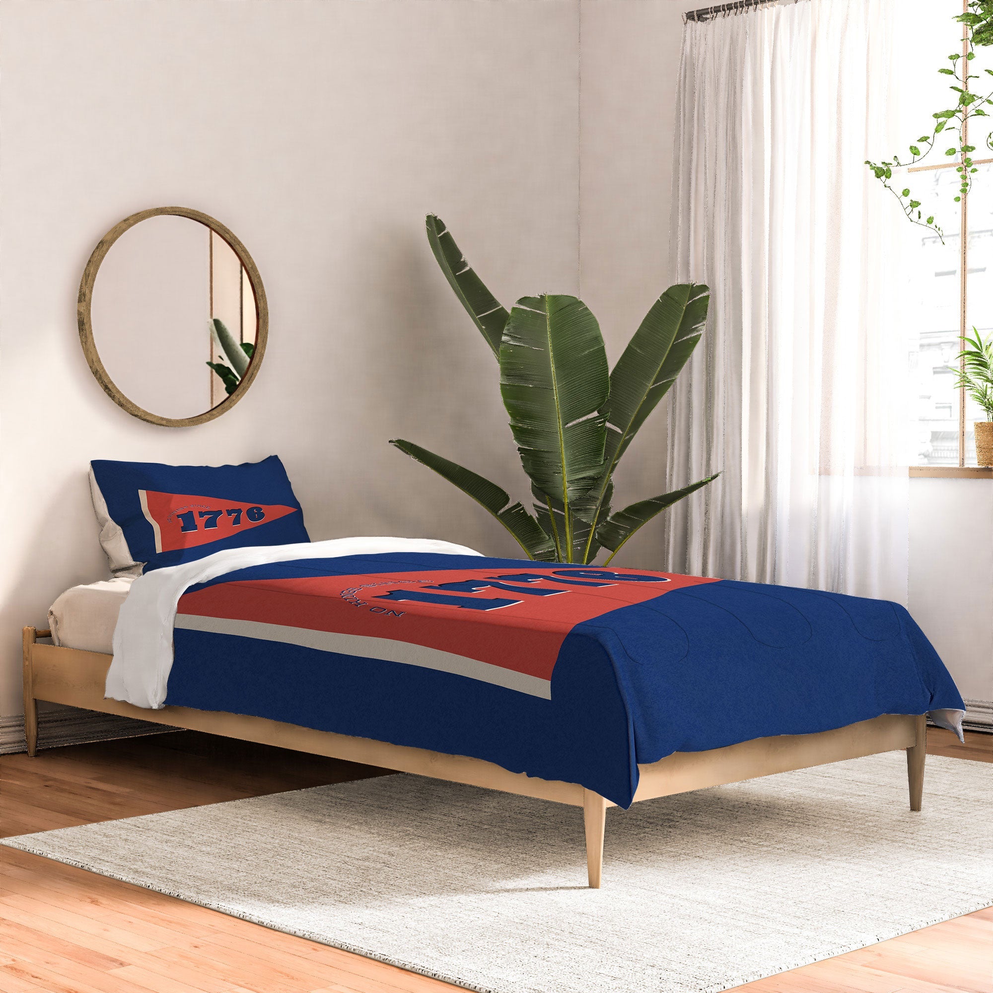 DENY Designs 1776 Pennant Comforter