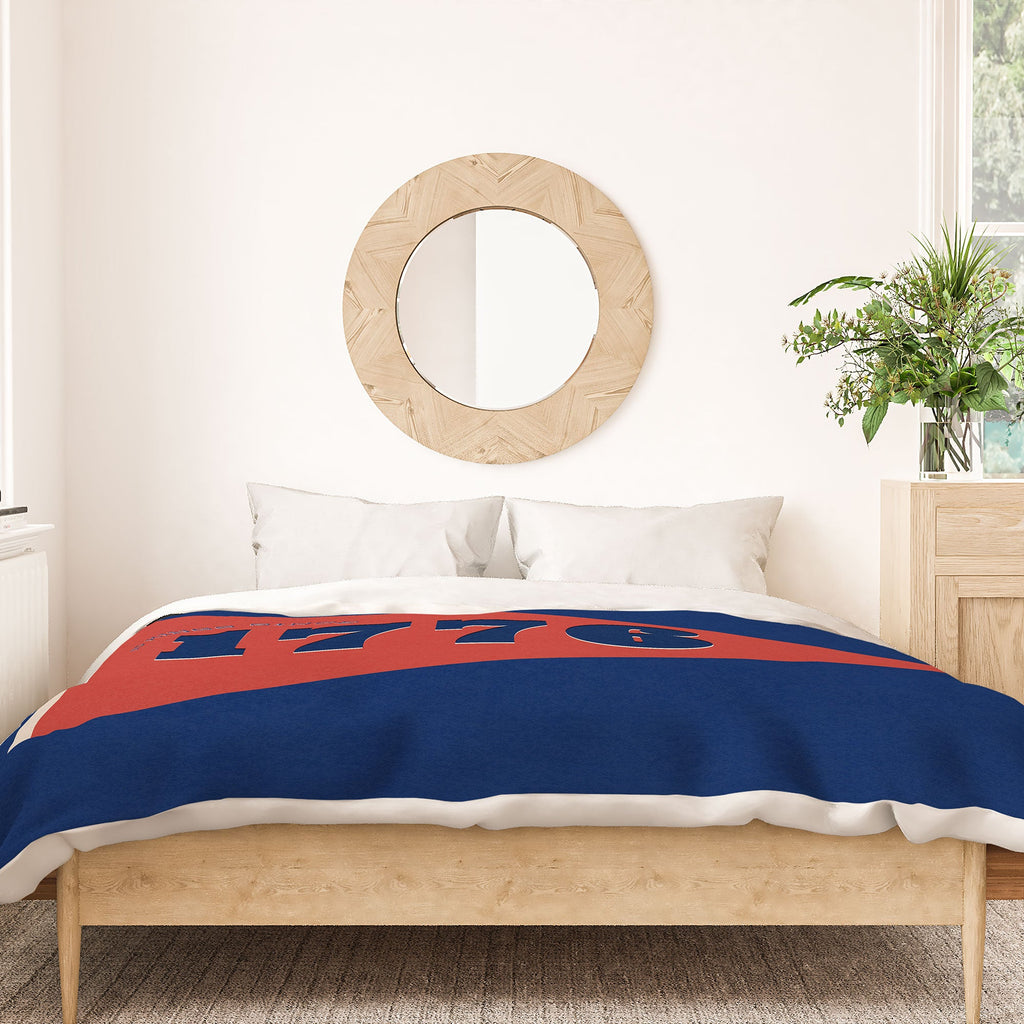 DENY Designs 1776 Pennant Duvet Cover