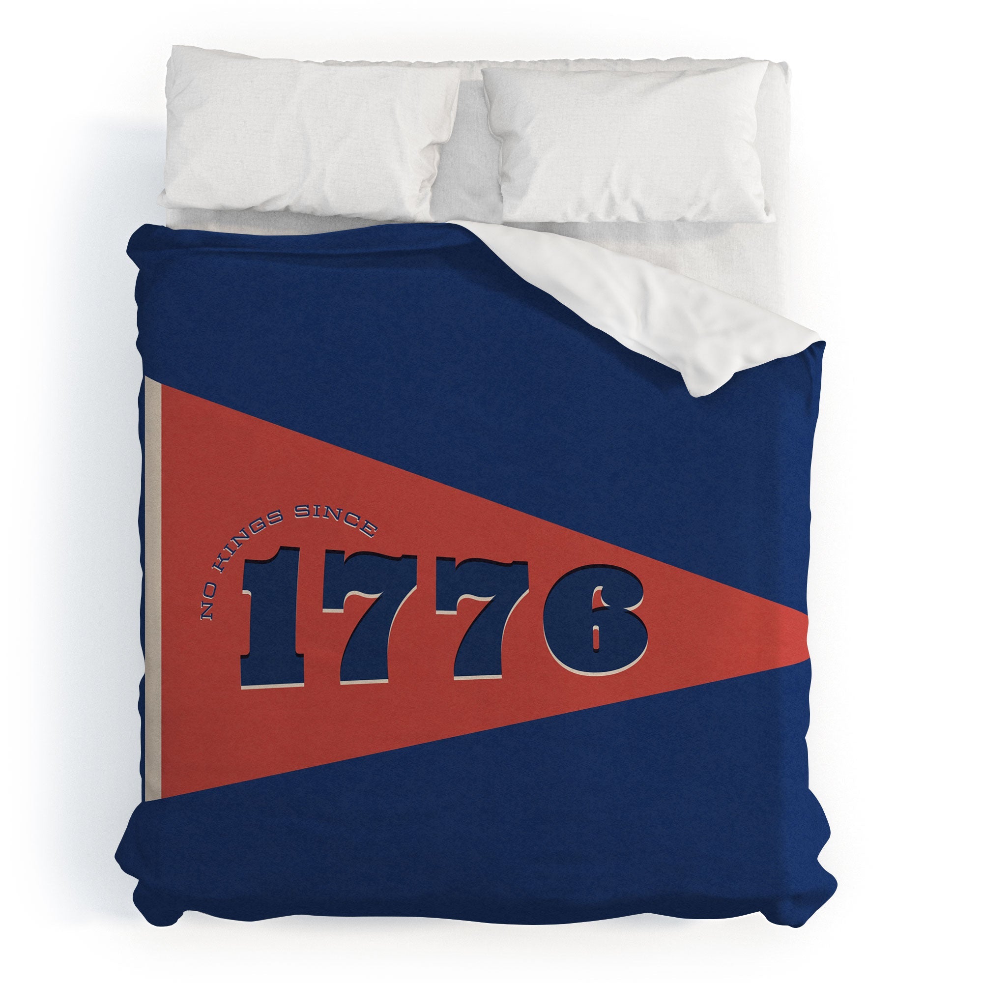 DENY Designs 1776 Pennant Duvet Cover