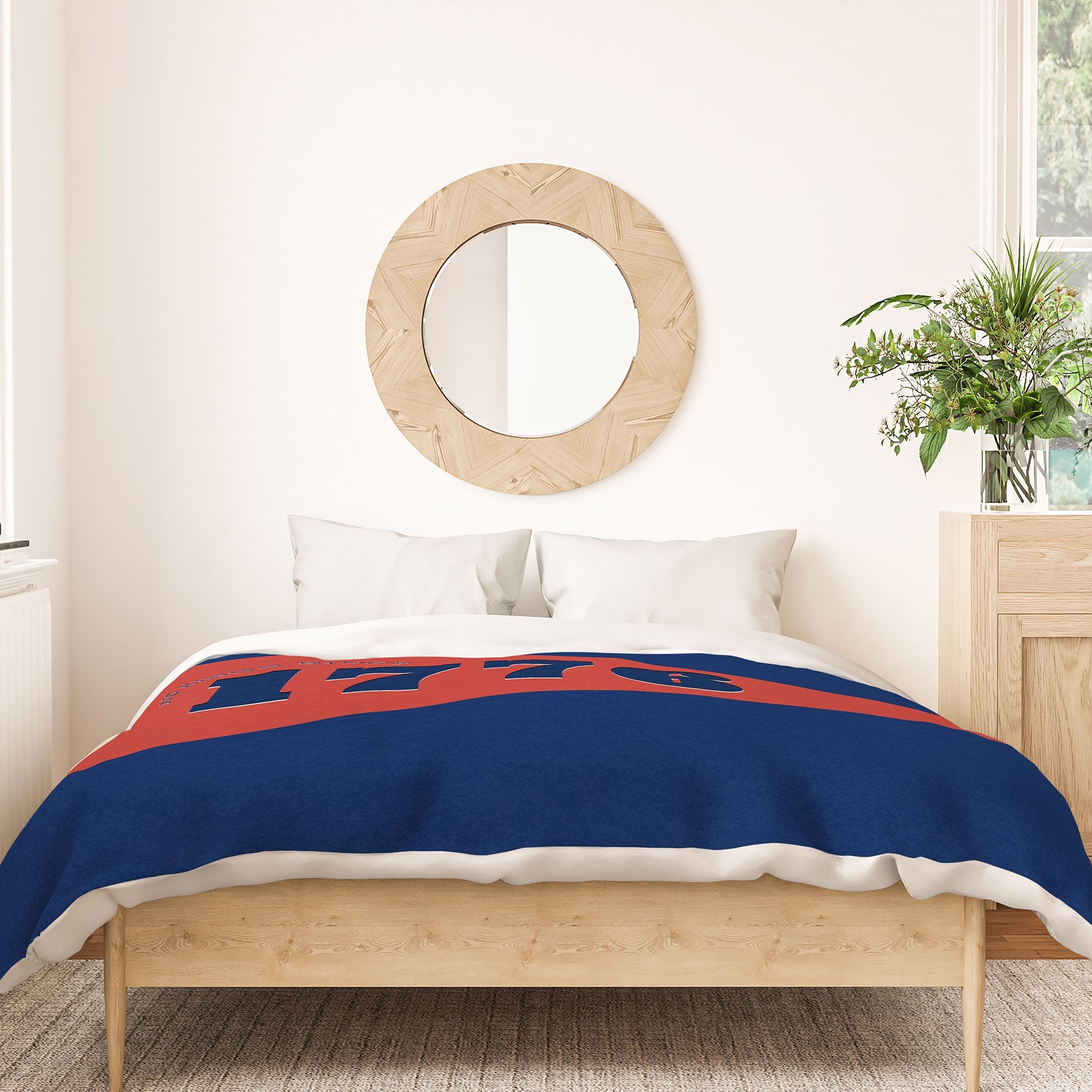 DENY Designs 1776 Pennant Duvet Cover