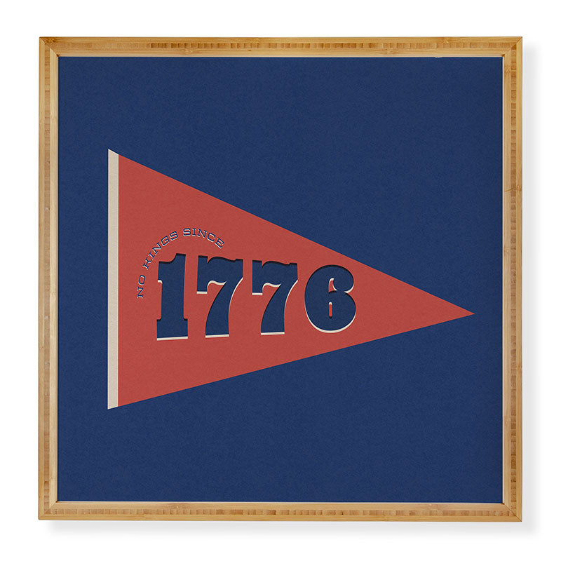 DENY Designs 1776 Pennant Framed Wall Art