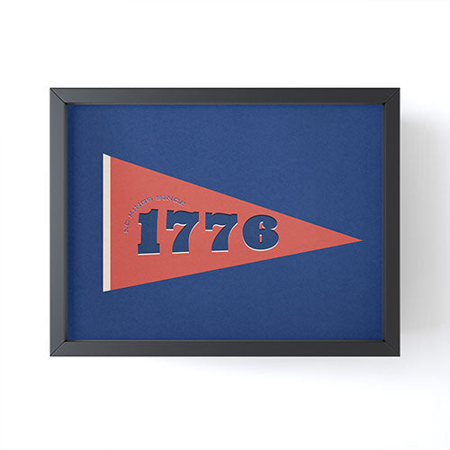 DENY Designs 1776 Pennant Framed Mini Art Print