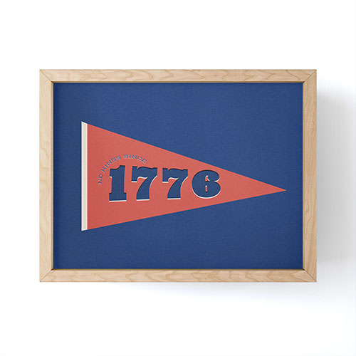 DENY Designs 1776 Pennant Framed Mini Art Print