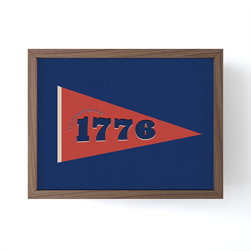 DENY Designs 1776 Pennant Framed Mini Art Print