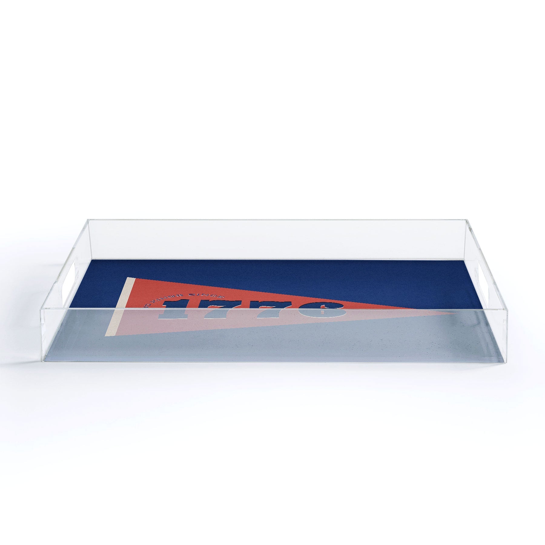 DENY Designs 1776 Pennant Acrylic Tray