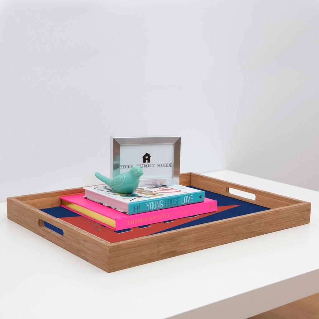 DENY Designs 1776 Pennant Rectangular Tray
