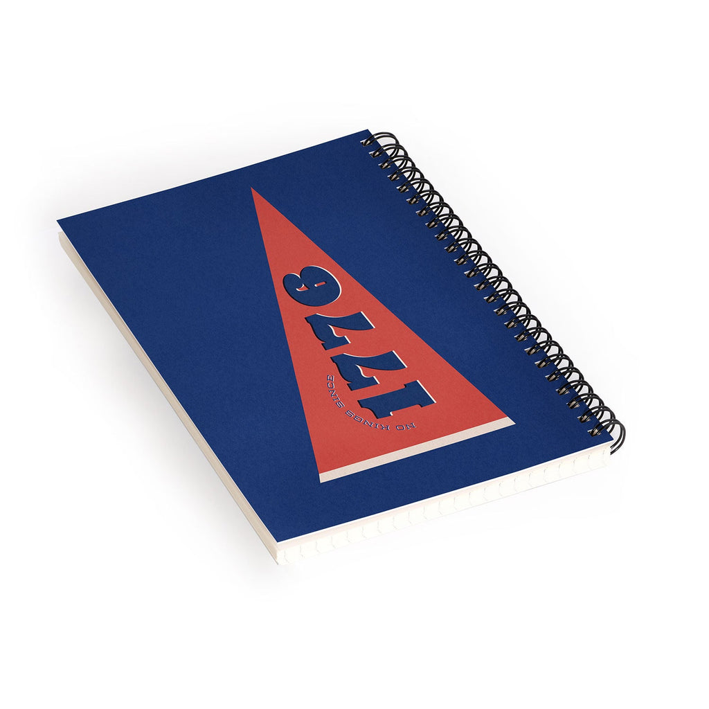 DENY Designs 1776 Pennant Spiral Notebook