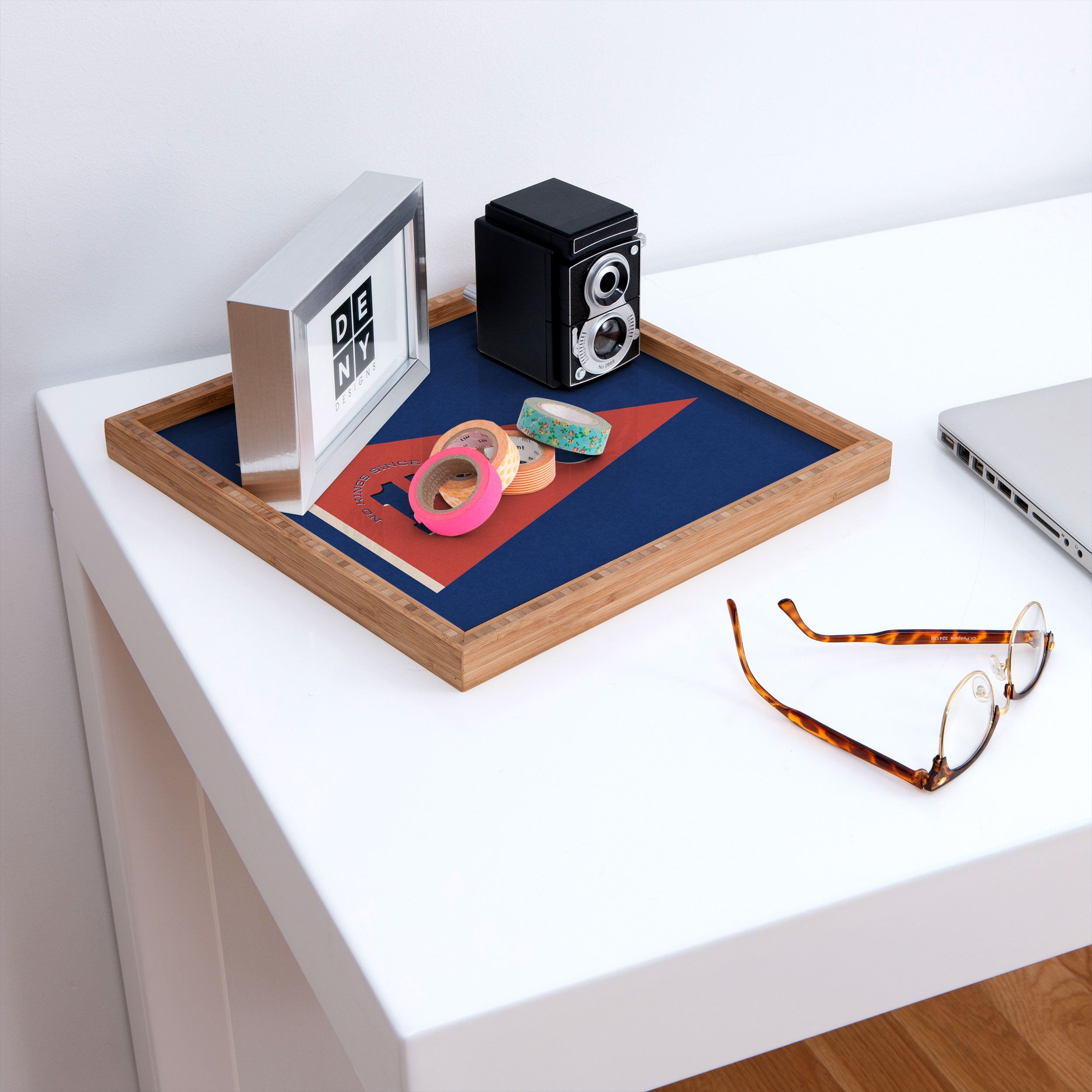 DENY Designs 1776 Pennant Square Tray
