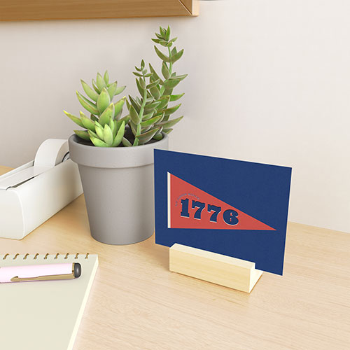 DENY Designs 1776 Pennant Mini Art Print